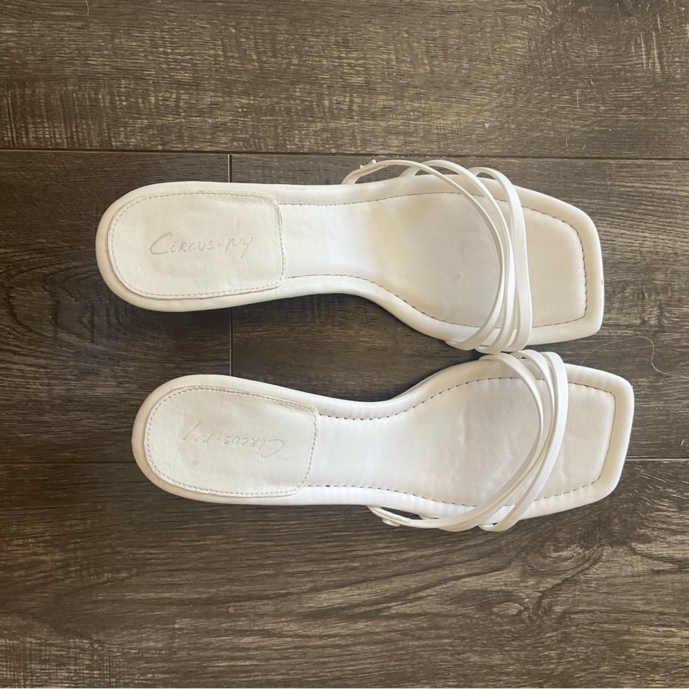 Circus by Sam Edelman White Strappy Sandals